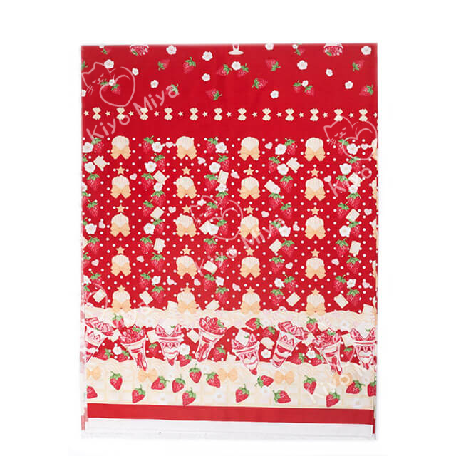 100% Cotton Strawberry Parfait Fabric