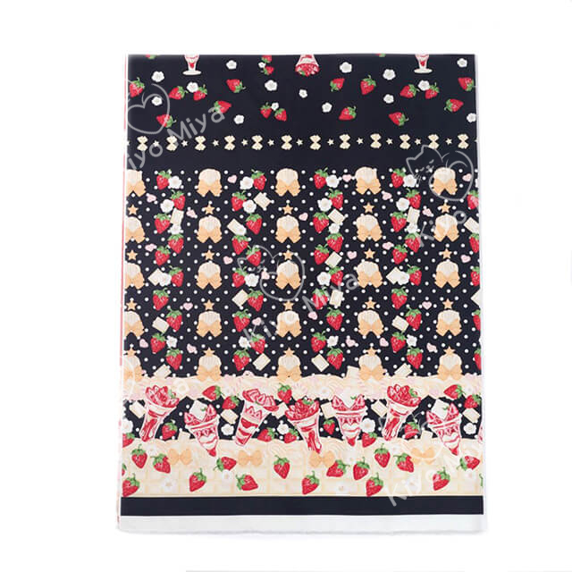 100% Cotton Strawberry Parfait Fabric